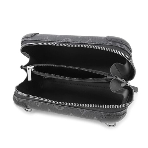 Louis Vuitton Crossbody Body Bag Bumbag Eclipse Gray Black - Picture 5 of 9